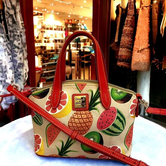 Dooney & Bourke Ambrosia Ruby Small Crossbody Satchel - Picture 1 of 10